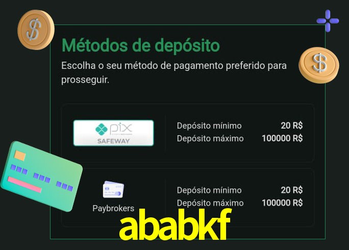 O cassino ababkf oferece uma grande variedade de métodos de pagamento